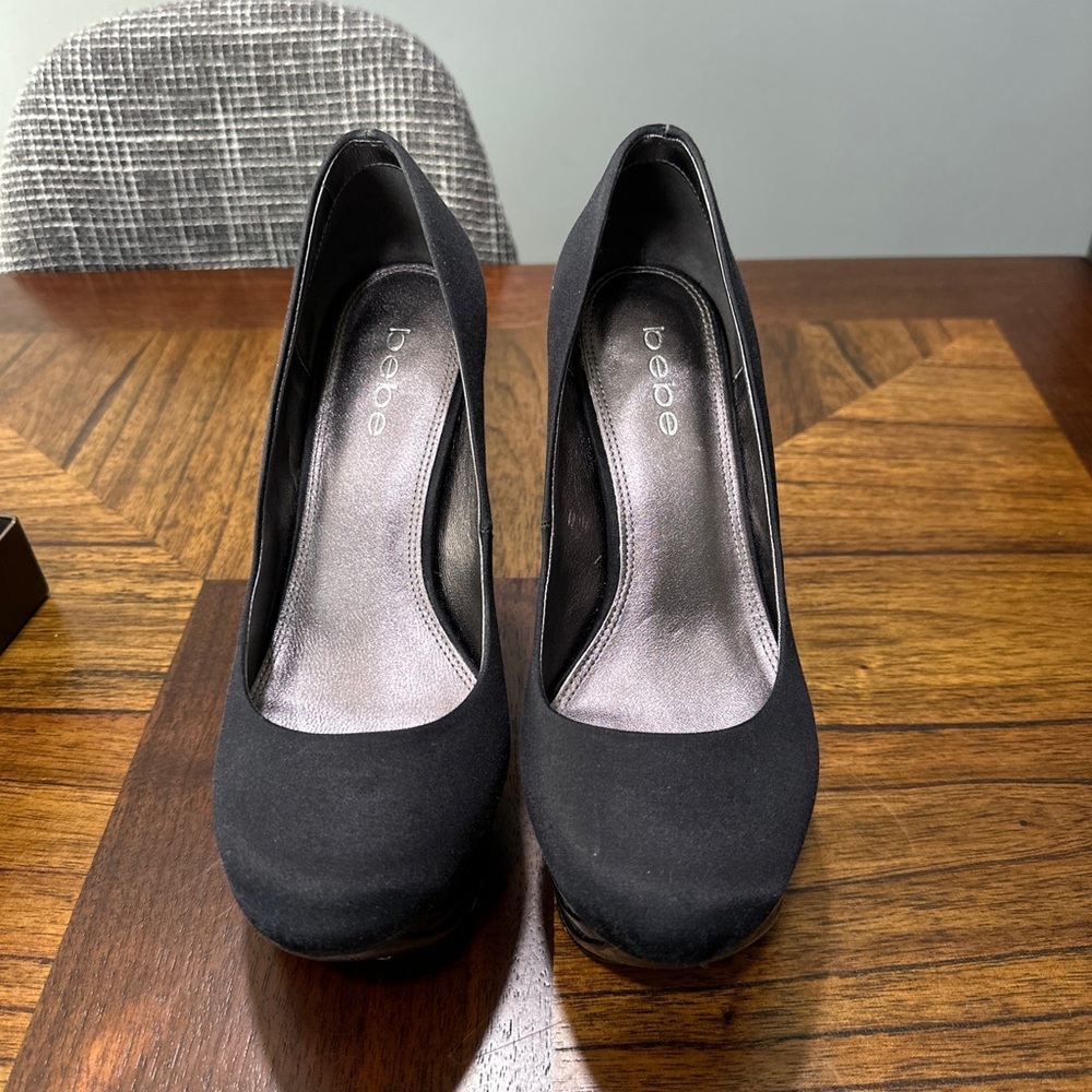 Bebe platform semi formal shoes